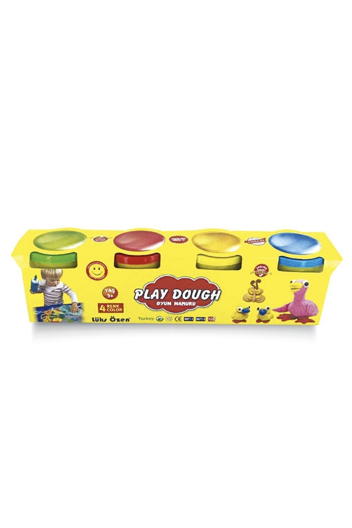 Lüks Özen Mini Play Dough 4 Renk Oyun Hamuru - Lisinya