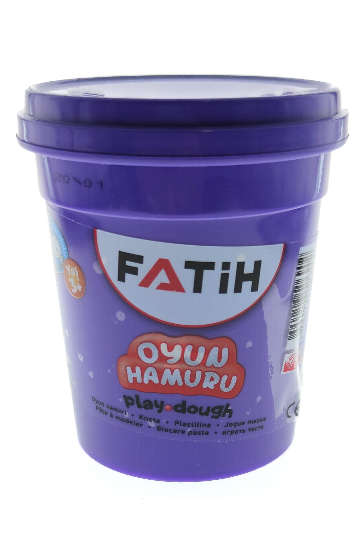 Fatih Oyun Hamuru Tek Renk Mor  130 gr - Lisinya