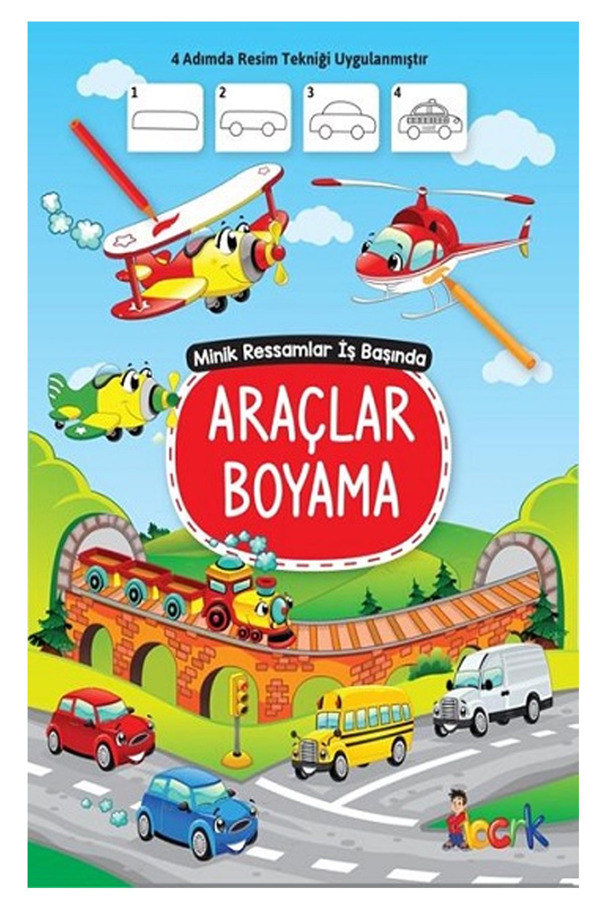 Minik Ressam İş Başında -Araçlar Boyama - Lisinya