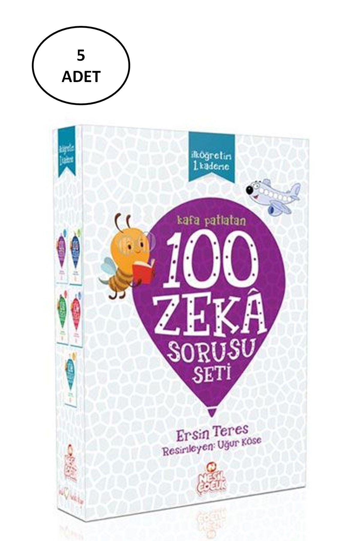 Kafa Patlatan 100 Zeka Sorusu Seti - 5 Kitap Takım - Lisinya