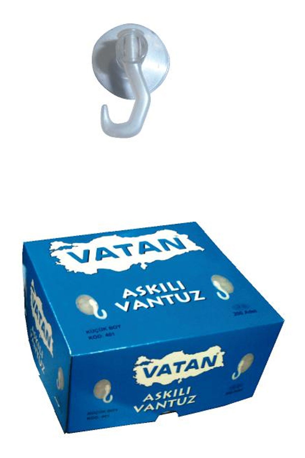 Vt401 Vantuz Küçük Boy 200 Lü (1 Paket 200 Adet) - Lisinya