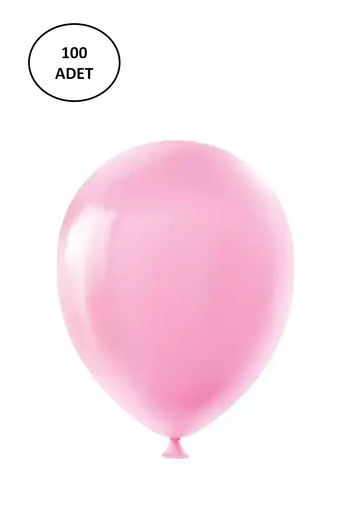 Vatan Balon Tek Renk Pembe VT392 (100 Lü Paket) - Lisinya