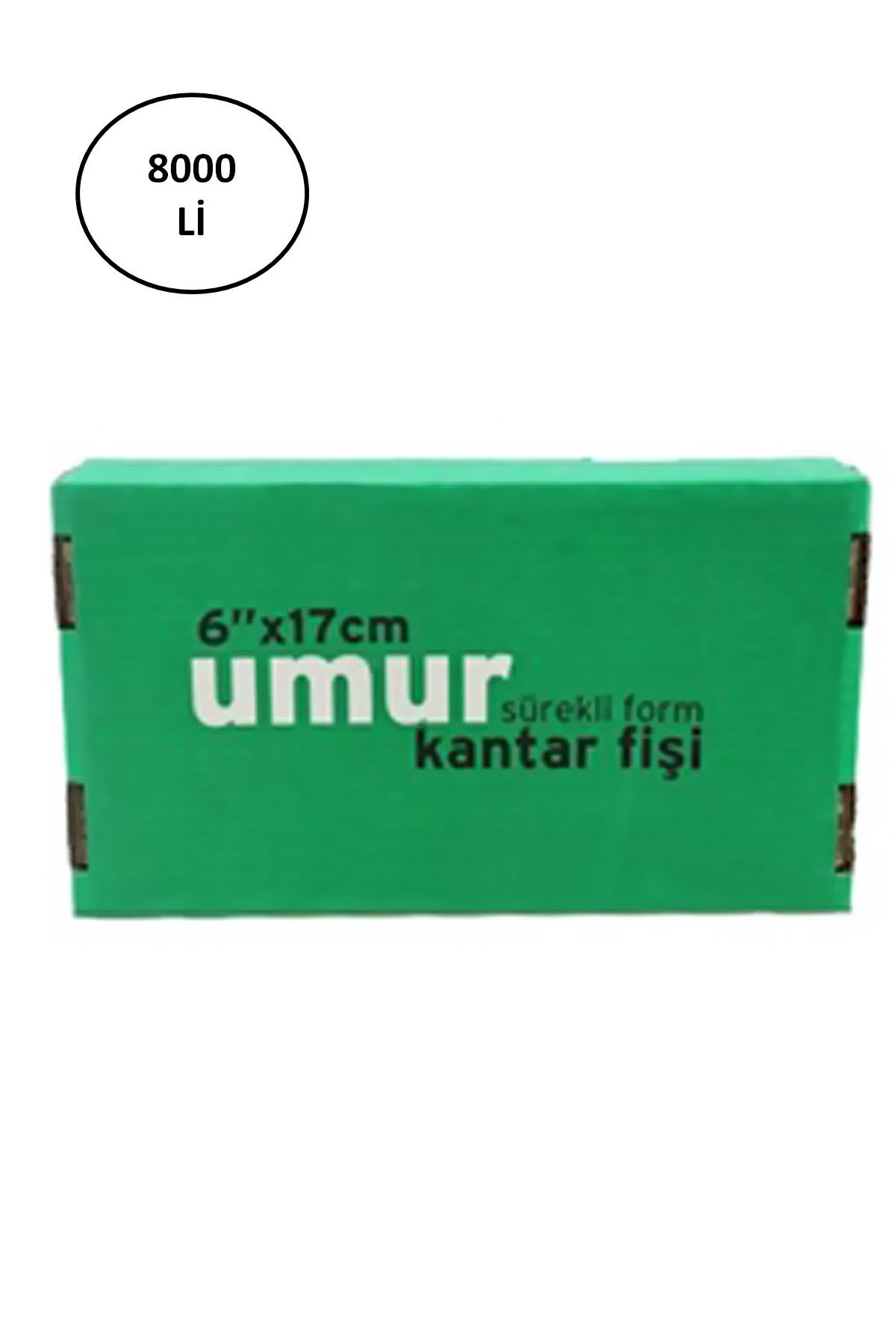 Umur Kantar Fişi 6X17cm 1 Nüsha 8000 Li 30001956 5572 - Lisinya