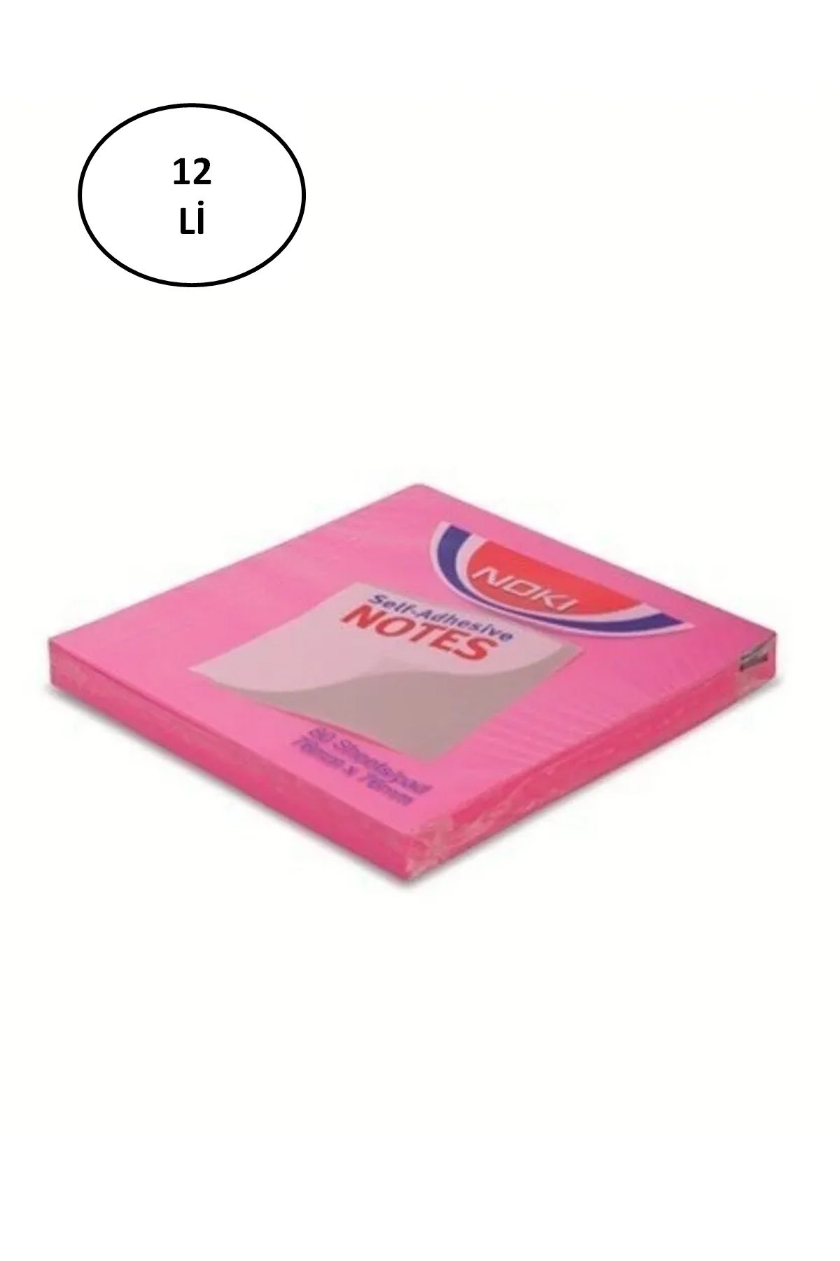 Noki Memo Yapışkanlı Not Kağıdı 75 x 75 mm Pembe - Lisinya