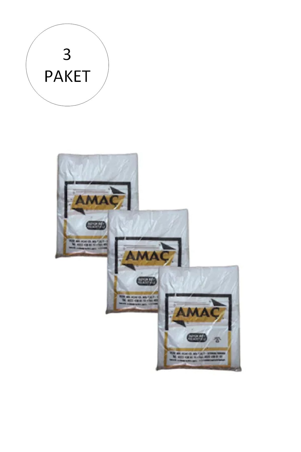 Şeffaf Hışır Atlet Poşet Orta Boy 27x47 Cm 650 Gr (3 Paket-Takriben 600 Adet) - Lisinya