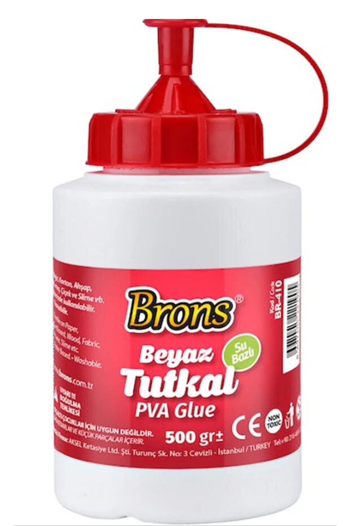 Brons Beyaz Tutkal 500Gr Plastik Yapıştırıcı - Lisinya