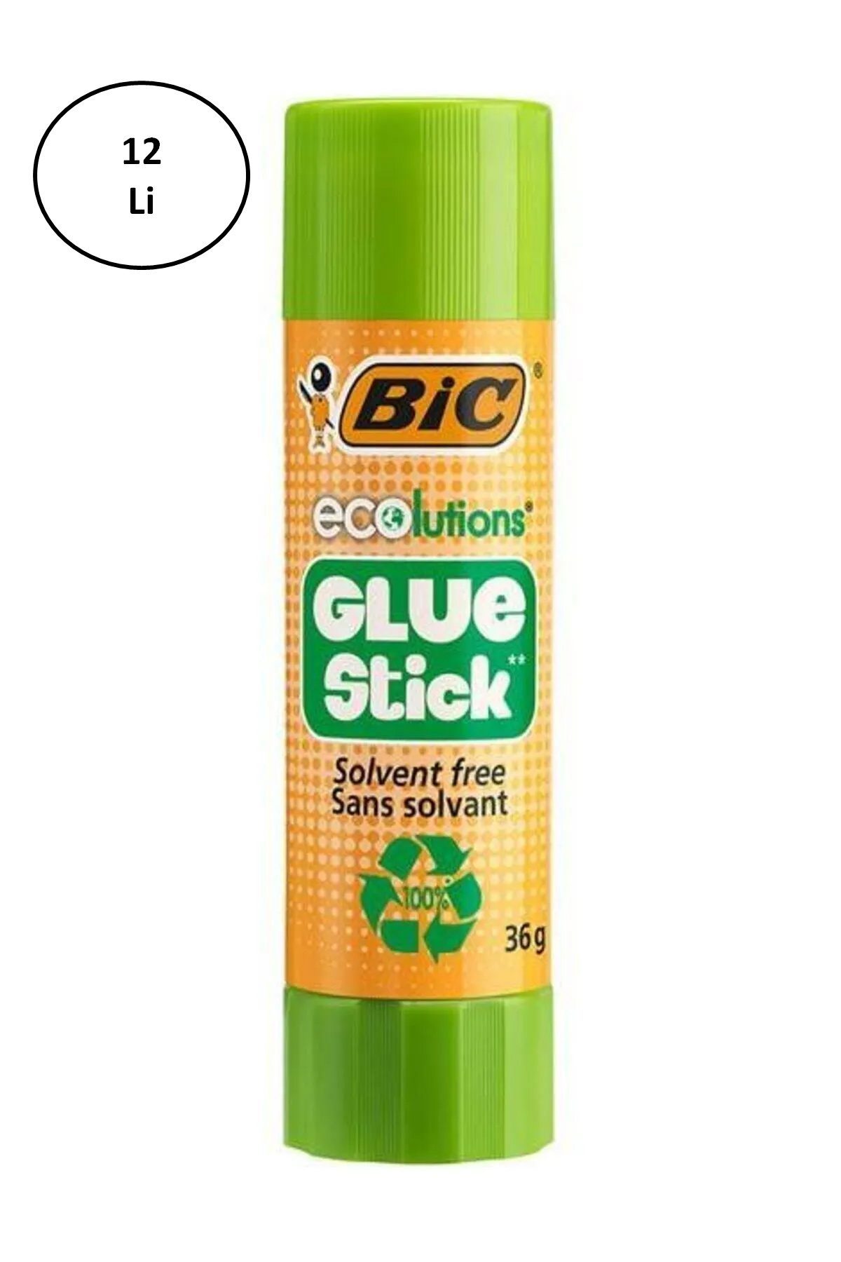 Bic 9192541 Ecolutıon Glue Stıck Yapıştırıcı 36 Gr 12'li - Lisinya