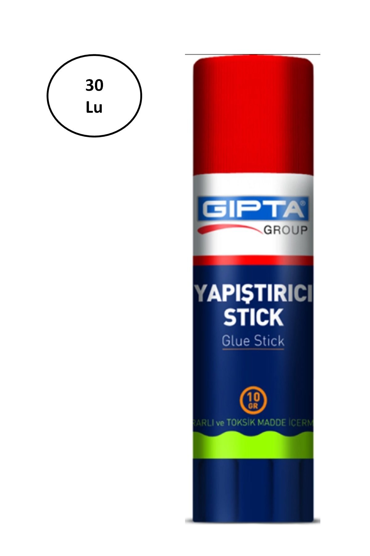 Gıpta Glue Stick Yapıştırıcı 10Gr Beyaz 30'lu - Lisinya