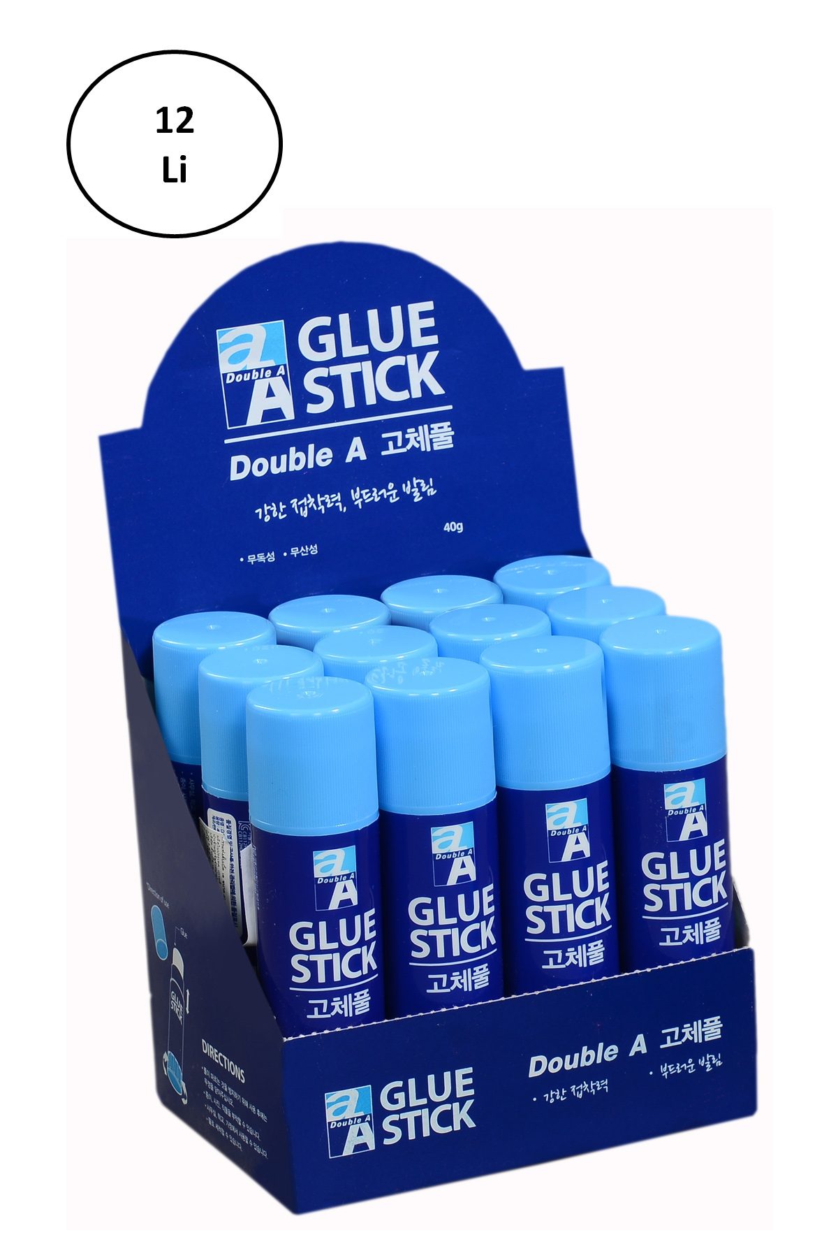 Double A Glue Stick 40 Gram Yapıştırıcı 12'li - Lisinya