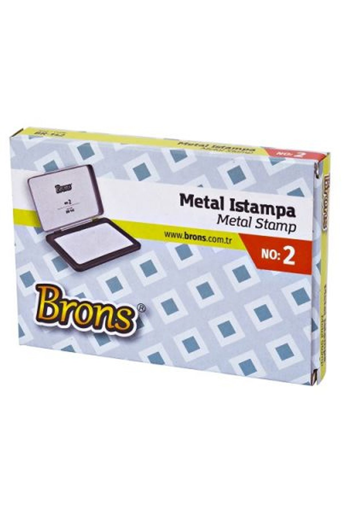 Brons Metal Istampa No.2 8,5X12 Cm - Lisinya