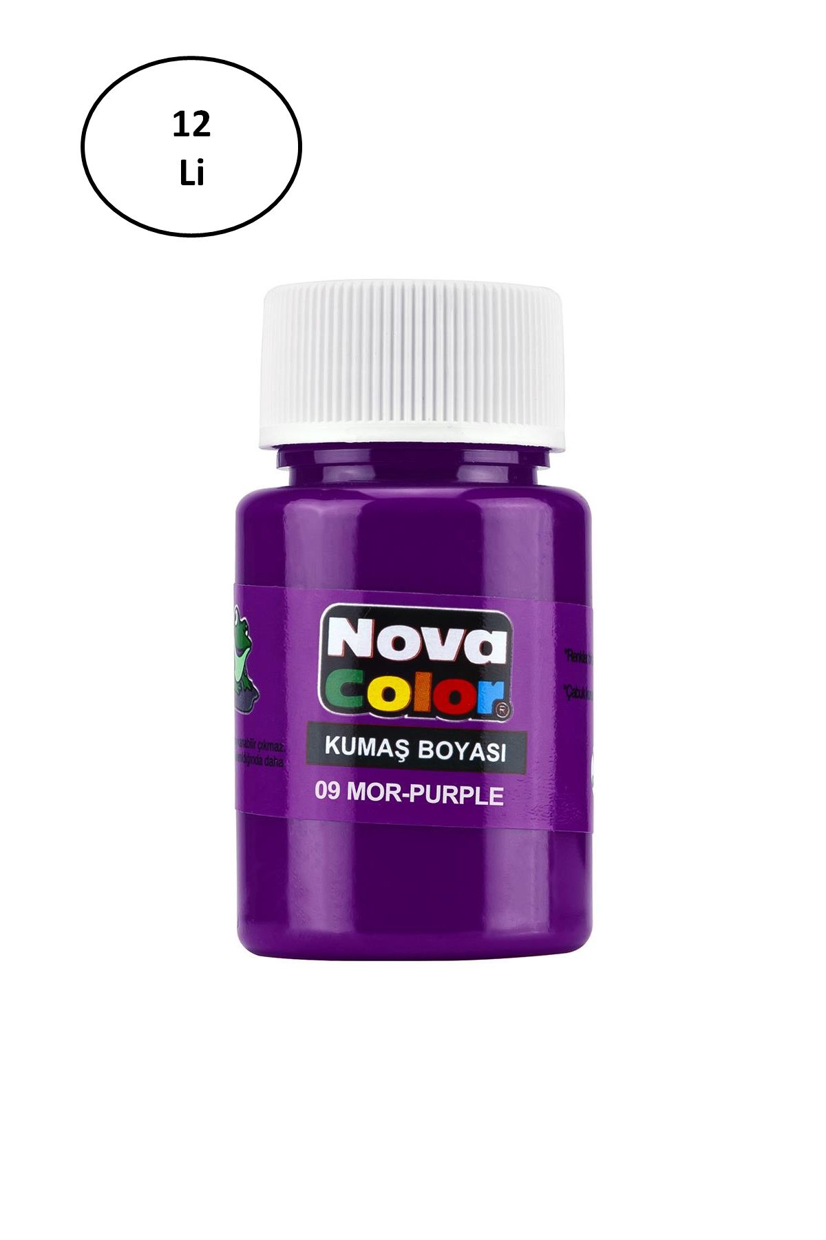 Nova Color Kumaş Boyası Şişe 30 Ml Mor 12 Li - Lisinya