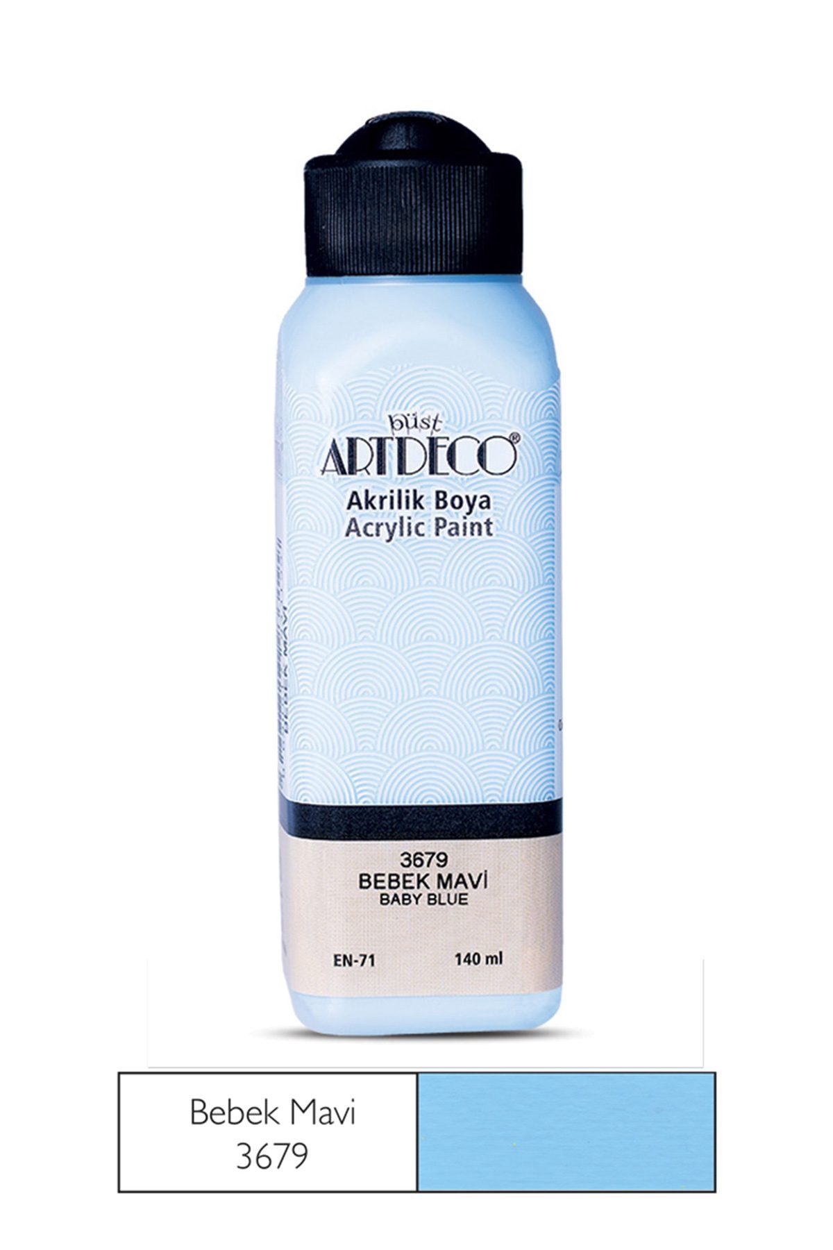 Artdeco Akrilik Boya 140 Ml Bebek Mavi - Lisinya