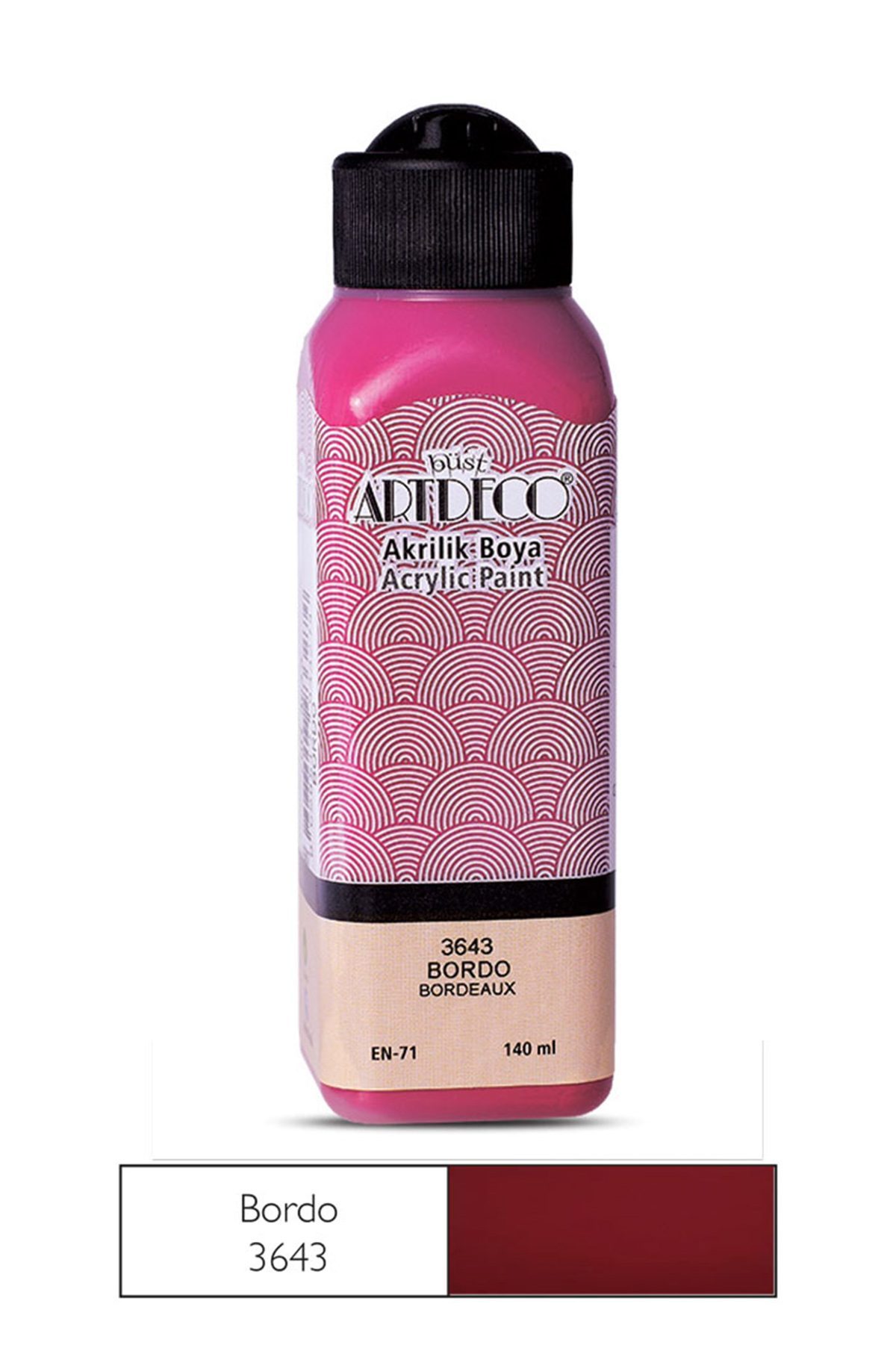 Artdeco Akrilik Boya 140 Ml Bordo - Lisinya