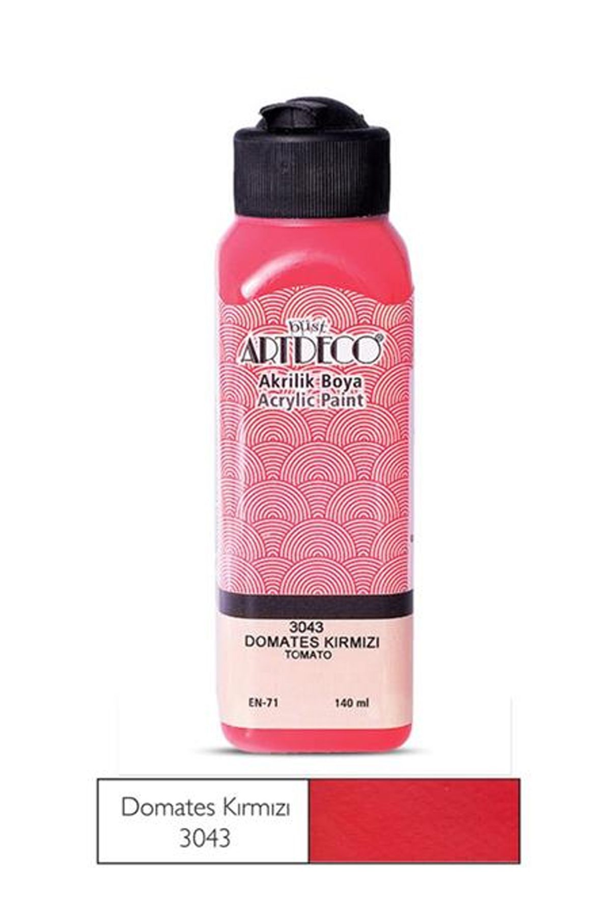 Artdeco Akrilik Boya 500 Ml Domates Kırmızısı 3043 - Lisinya