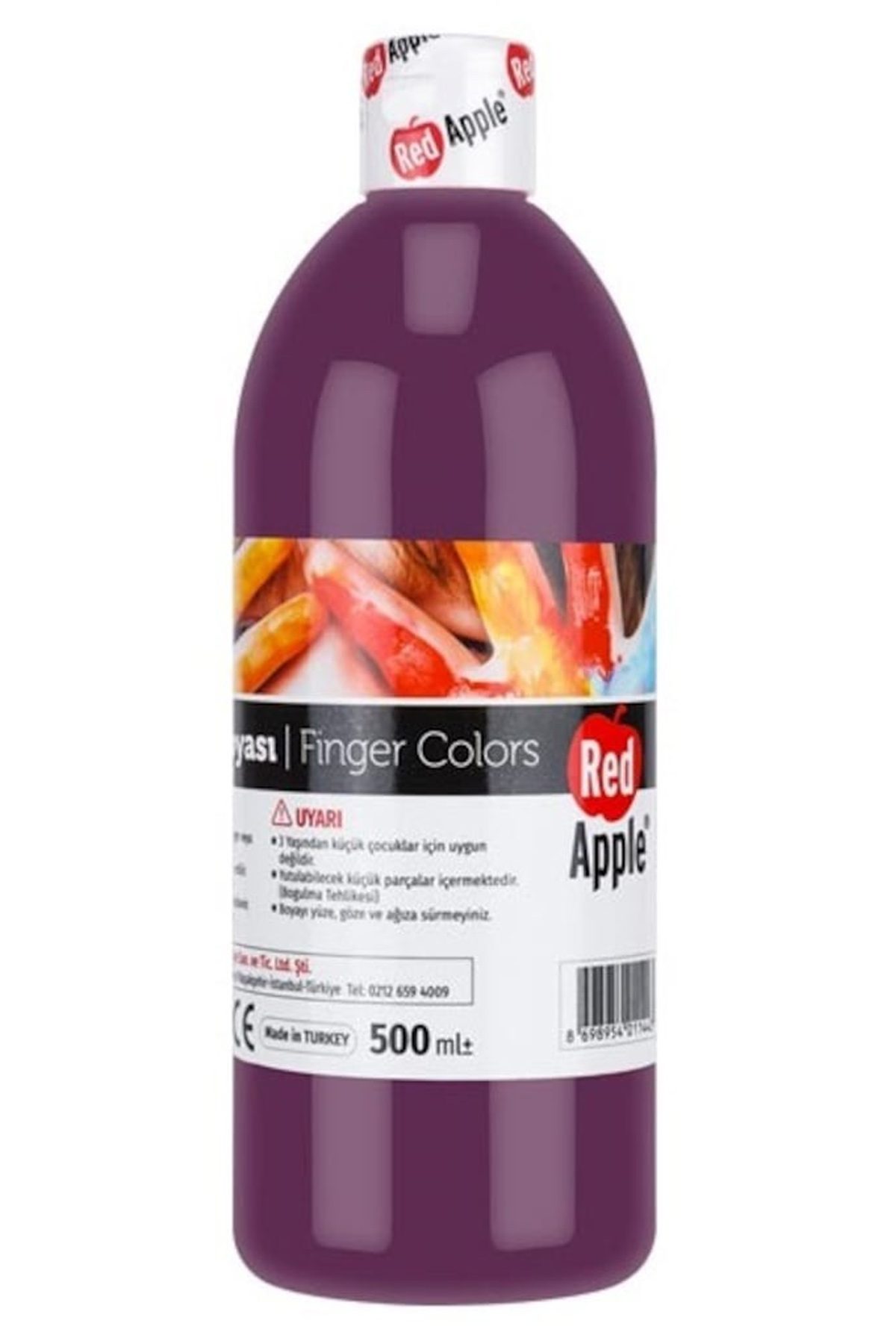 Red Apple Neon Parmak Boyası 500 gr. Mor - Lisinya