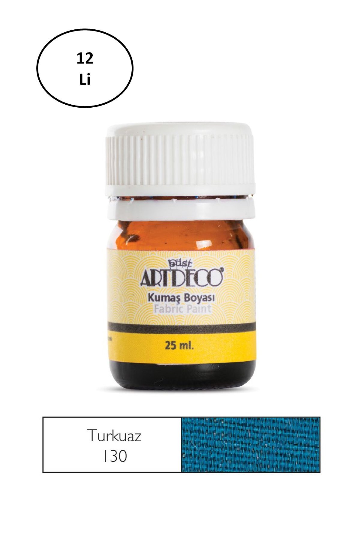 Artdeco Kumaş Boyası 25ml 10 A-130 Lisinyauaz 12'li - Lisinya