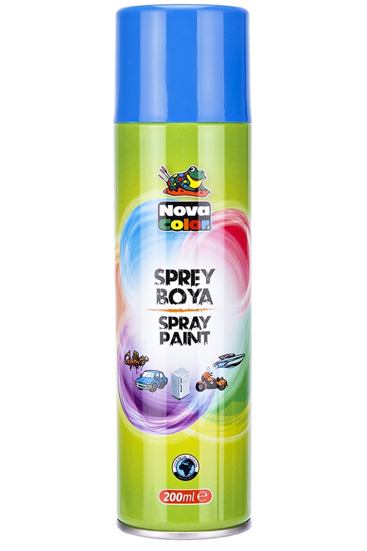 Nova Color Sprey Boya 200 Ml Mavi - Lisinya