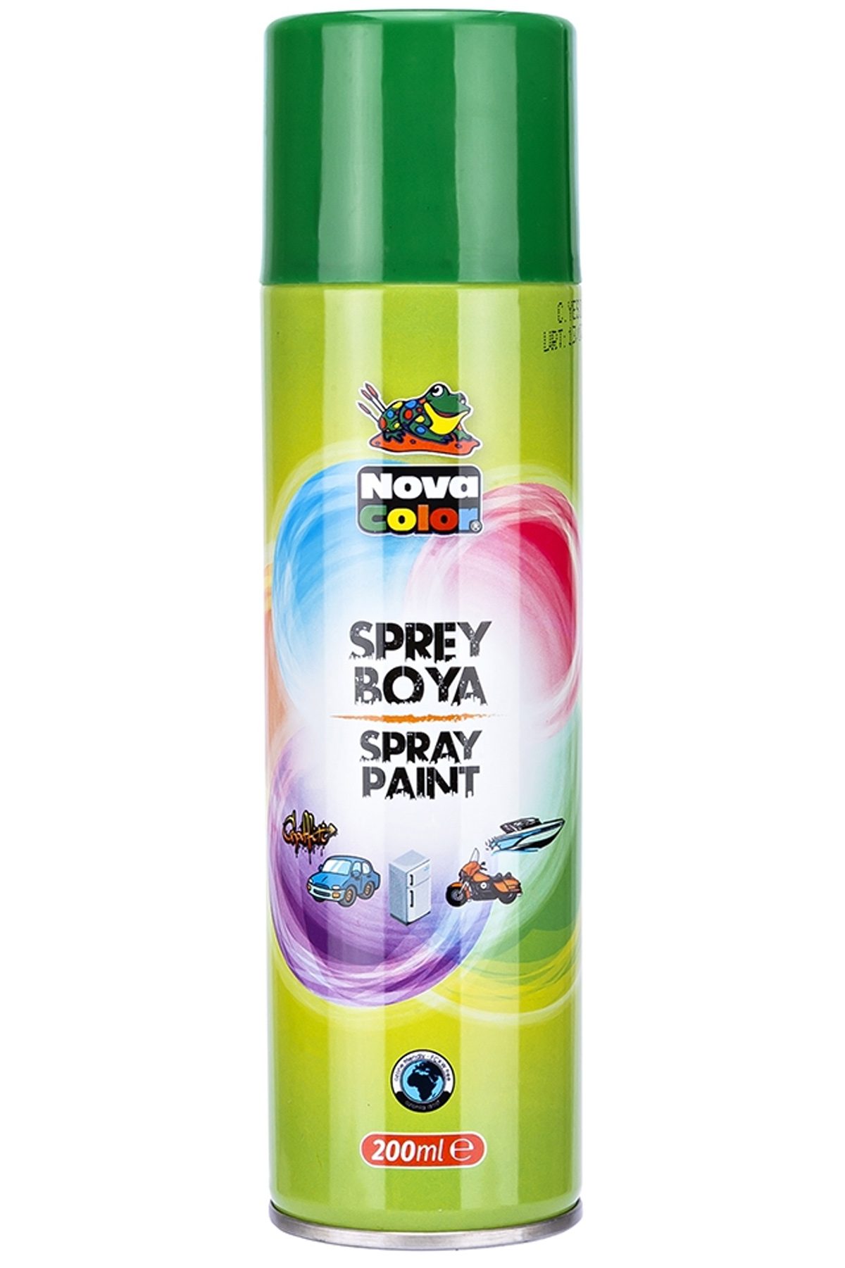 Nova Color Sprey Boya 200 Ml Yeşil - Lisinya