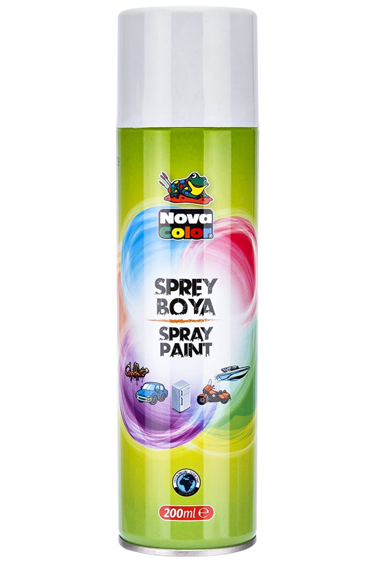 Nova Color Sprey Boya 200 Ml Beyaz - Lisinya