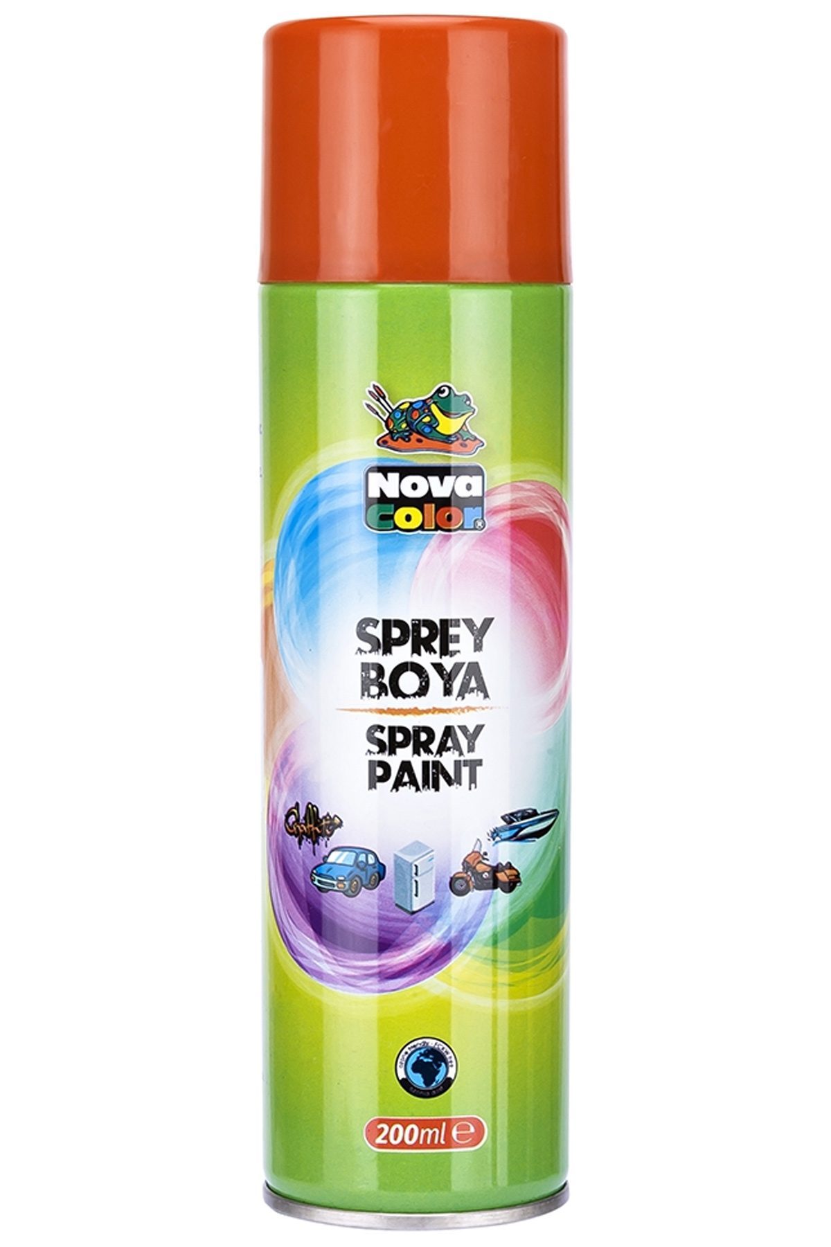 Nova Color Sprey Boya 200 Ml Turuncu - Lisinya