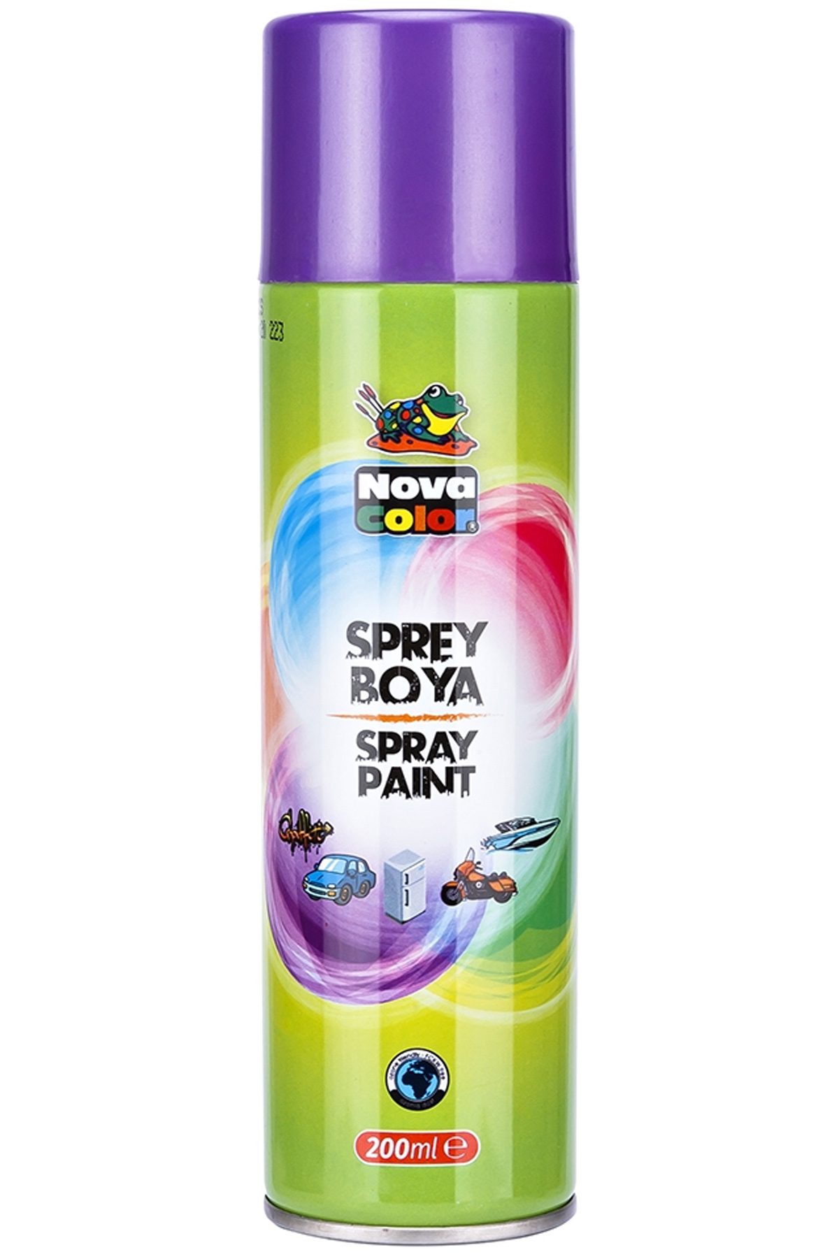 Nova Color Sprey Boya 200 Ml Mor - Lisinya