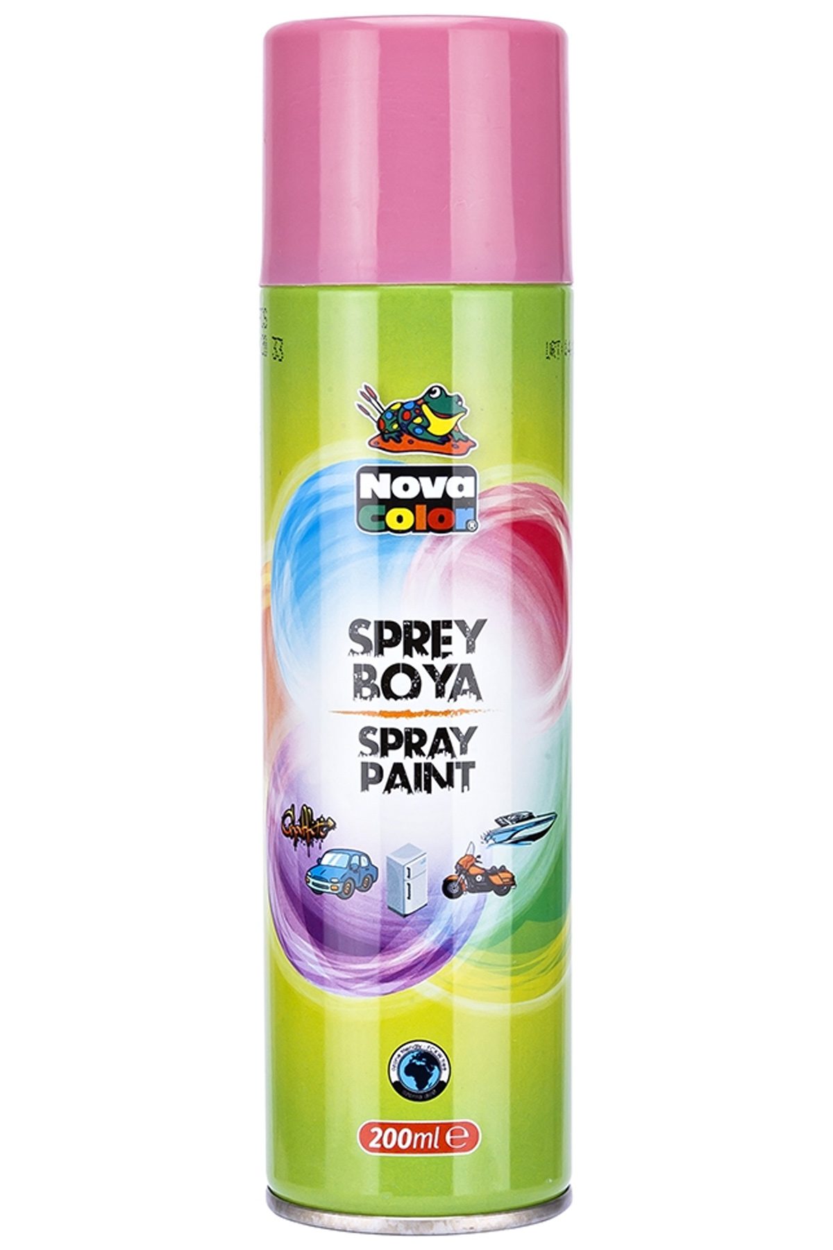 Nova Color Sprey Boya 200 Ml Pembe - Lisinya