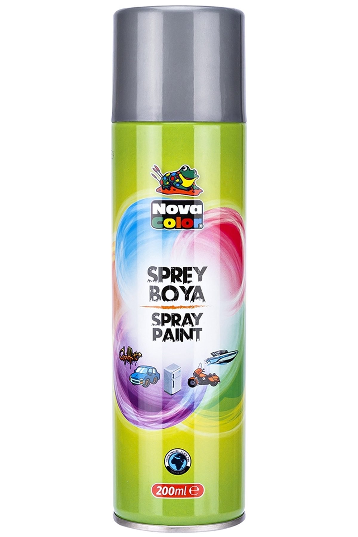 Nova Color Sprey Boya 200 Ml Gümüş - Lisinya