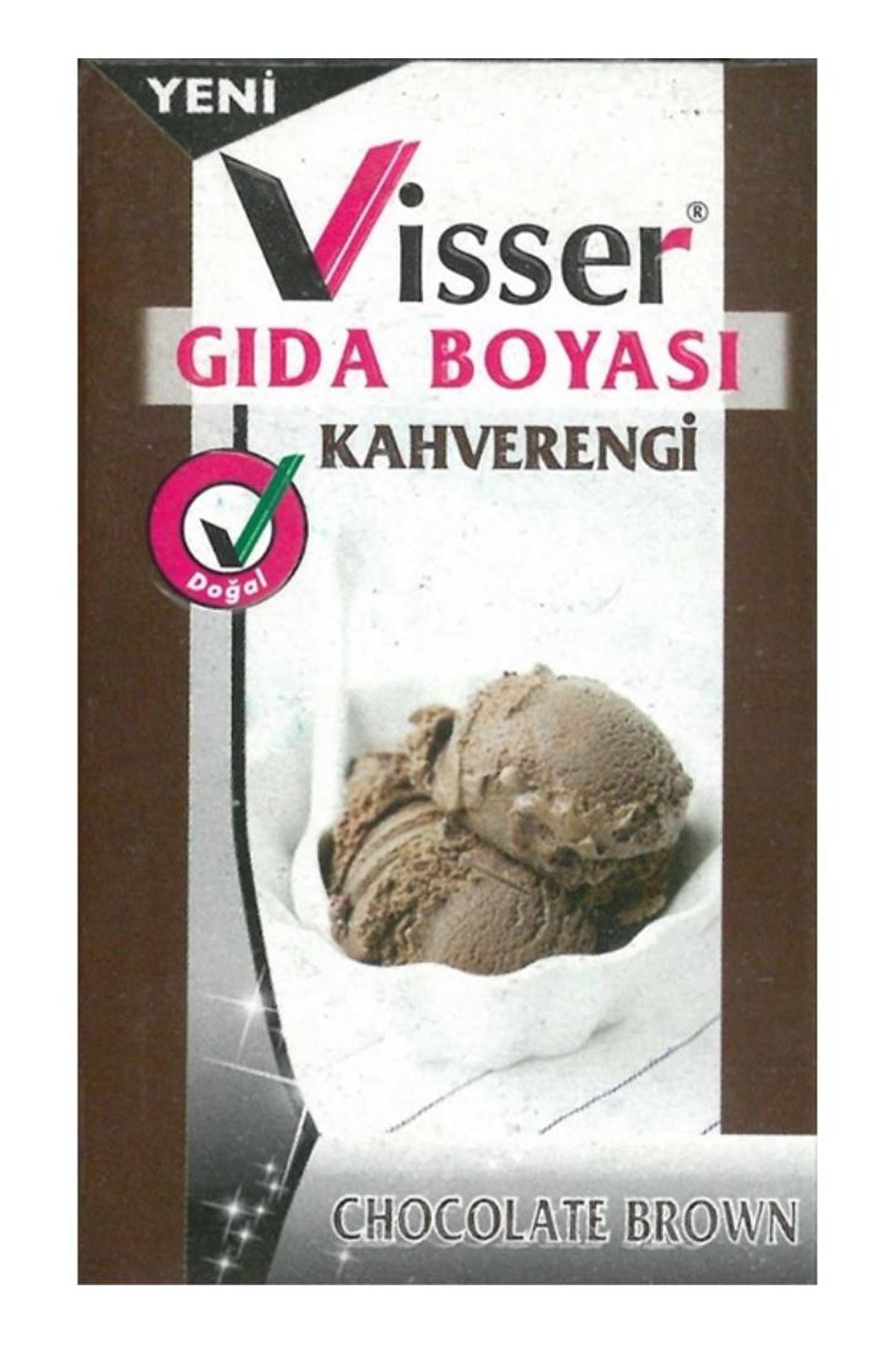 Visser Toz Gıda Boyası Kahverengi - Lisinya