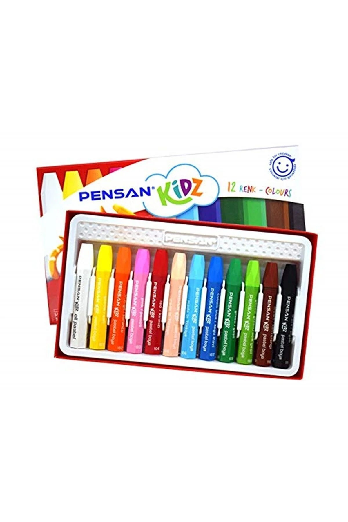 Pensan Kidz Pastel Boya 12 Renk - Lisinya