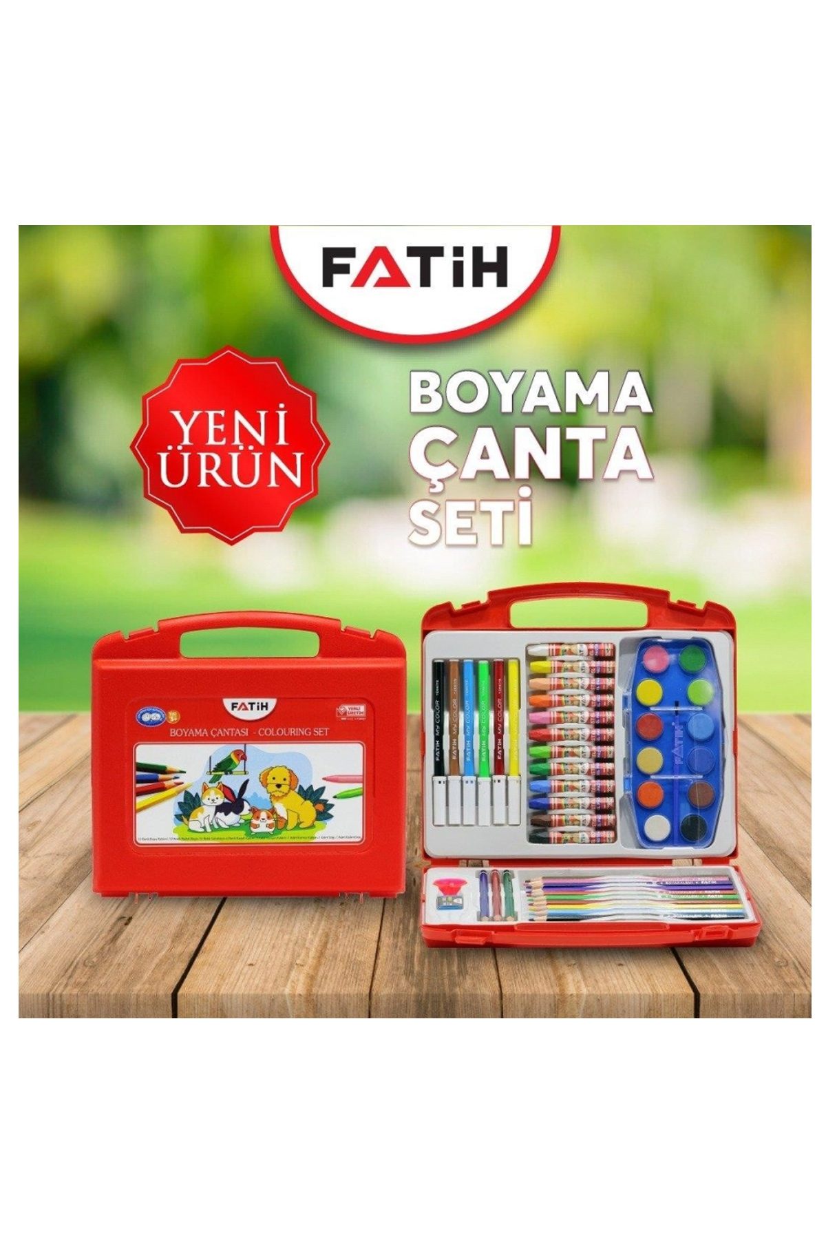 Fatih Çantalı Boyama Seti - Lisinya