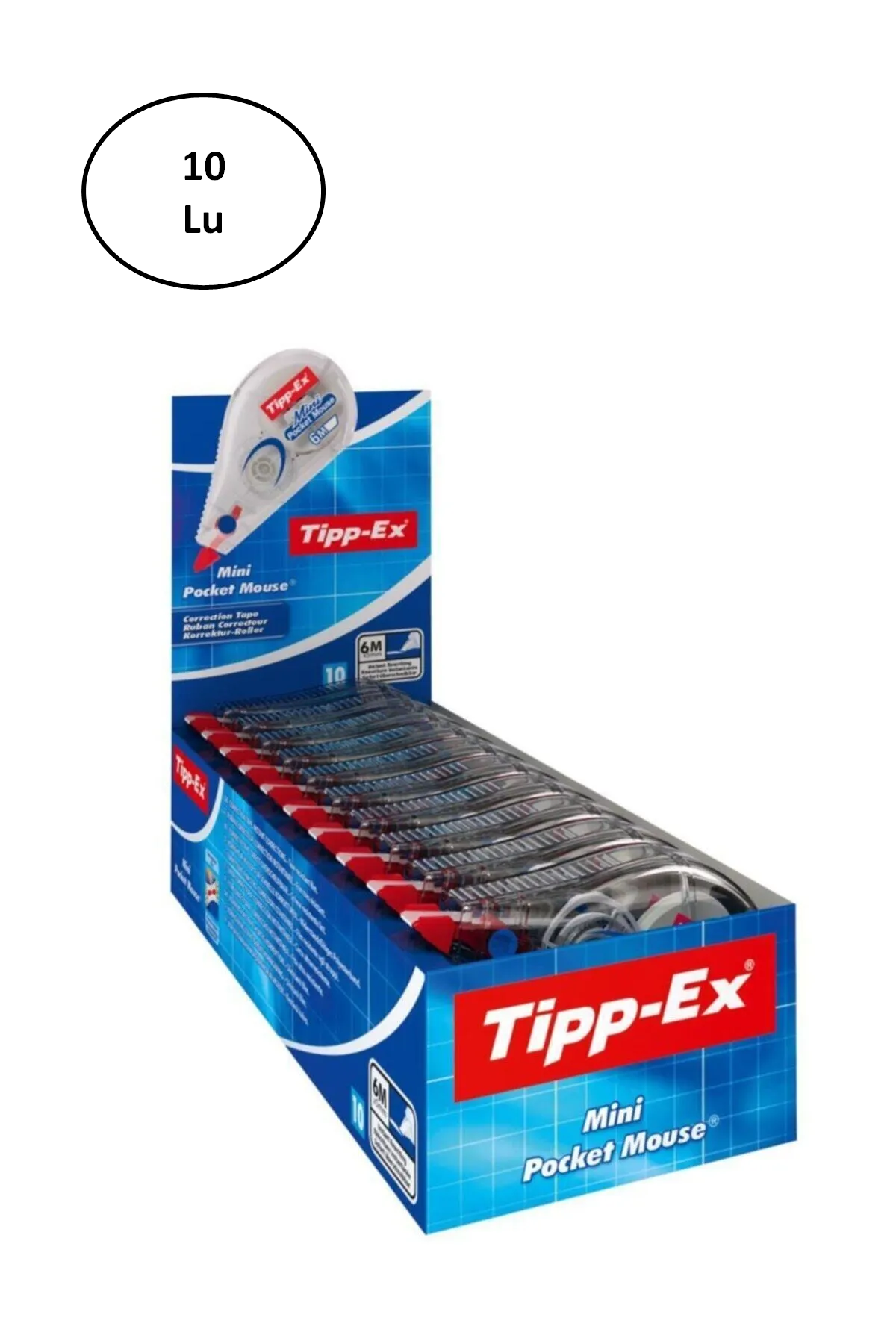 Bic Tipp-ex Mini Pocket Mouse Şerit Düzeltici 10'lu - Lisinya