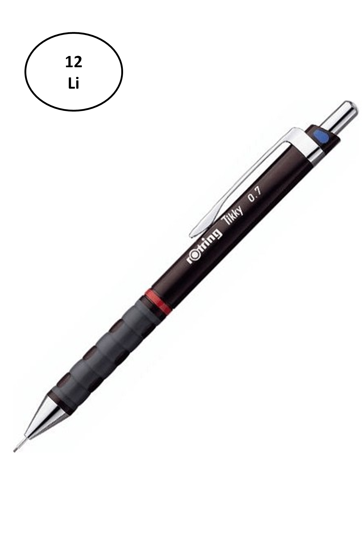 Rotring Tikky II Versatil Bordo 0.7 MM 12'li - Lisinya