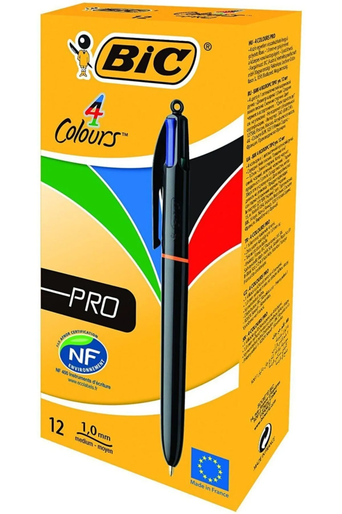 Bic Tükenmez Kalem 4 Colours Pro 982869 (12 Li Paket) - Lisinya