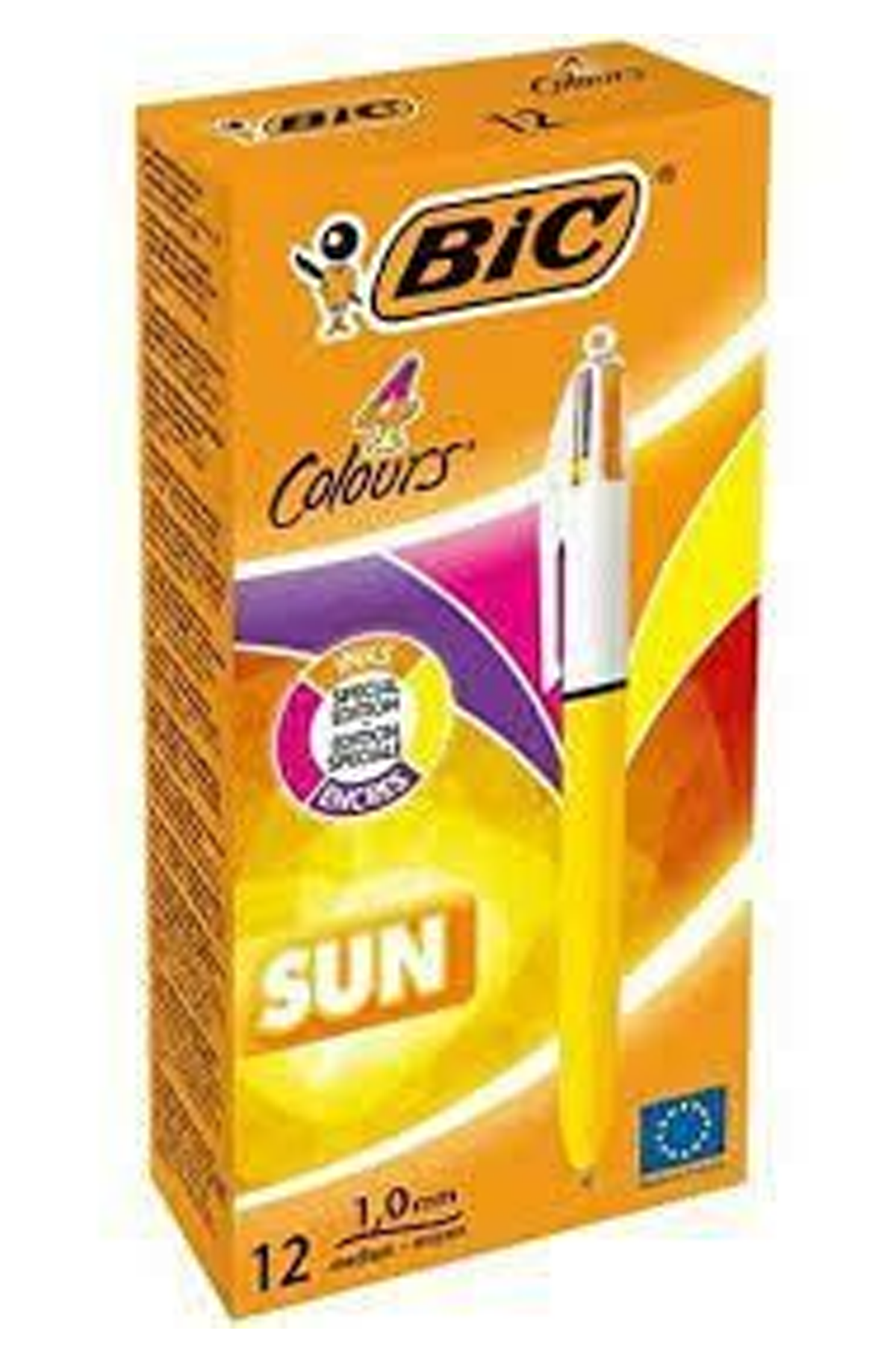 Bic Tükenmez Kalem Büro Bic Sun 982871 4 Renk 12'li - Lisinya