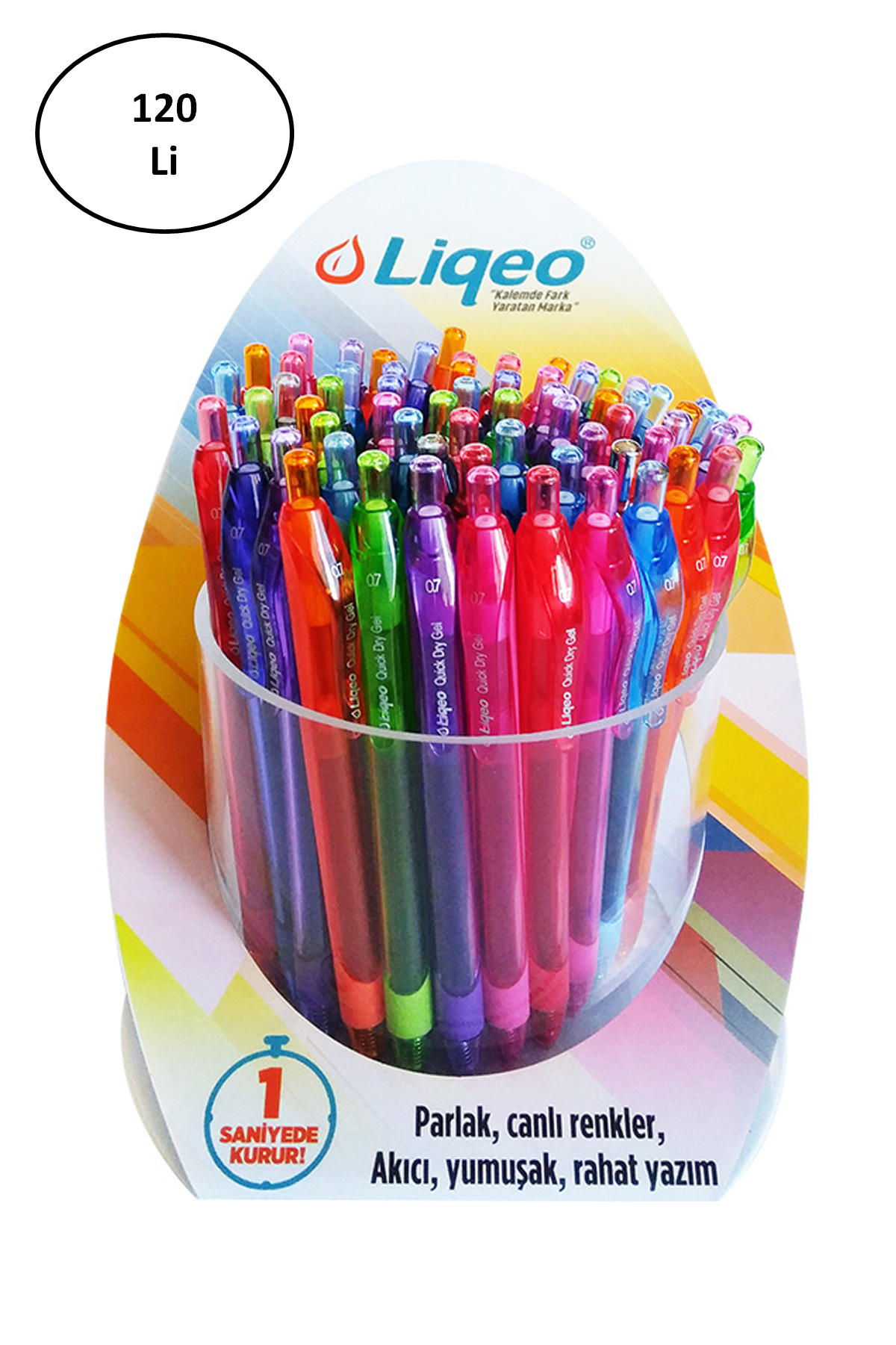 Liqeo Instant Gel Kalem 0.7 Mm 120 Li - Lisinya