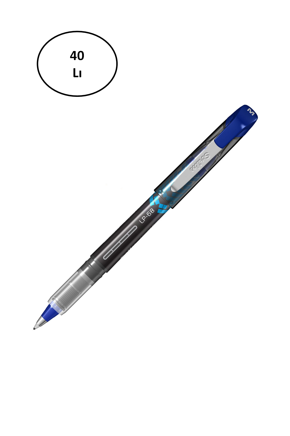 Scrikss Lp 68 Liquid Pen Mavi 40'lı - Lisinya