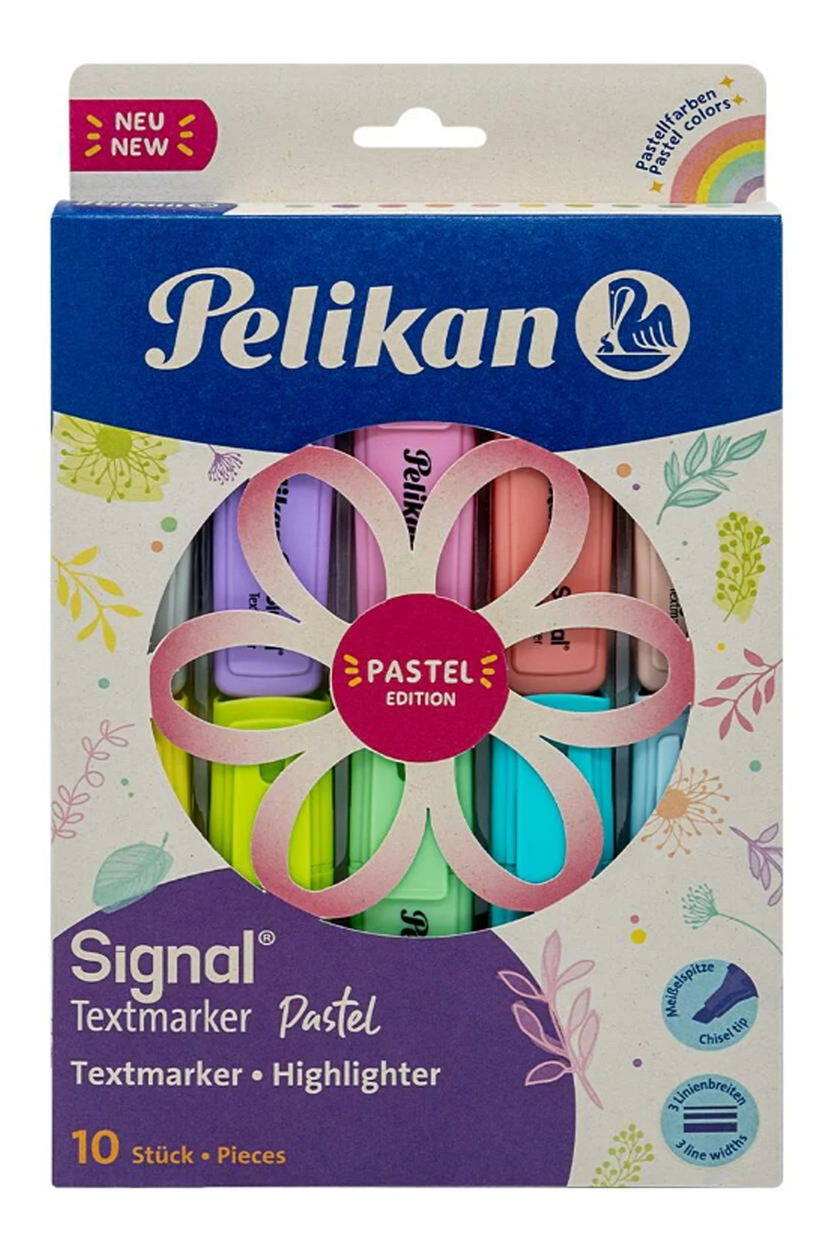 Pelikan Pastel Renk İşaretleme Kalemi, 10'lu Set - Lisinya