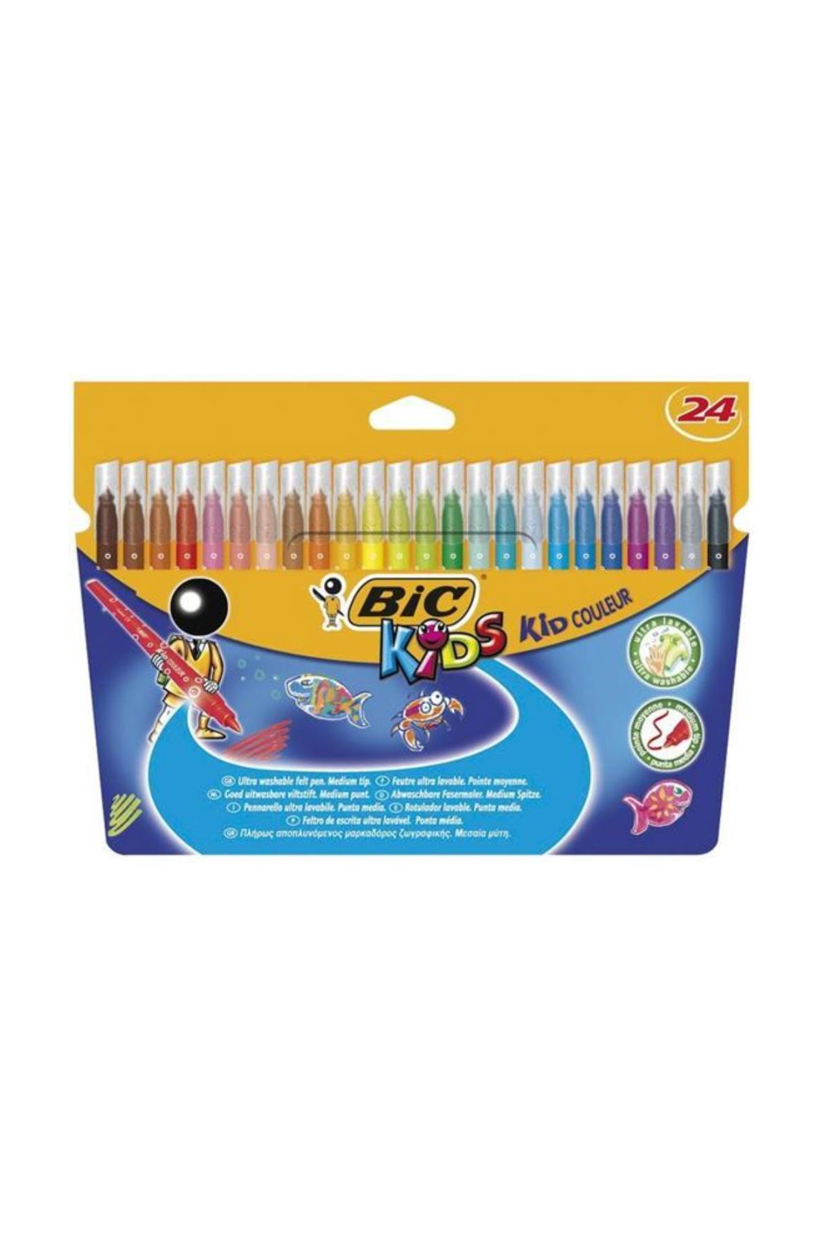 Bic Kid Couleur Keçeli Boya Kalemi 24'lü Kutu - Lisinya