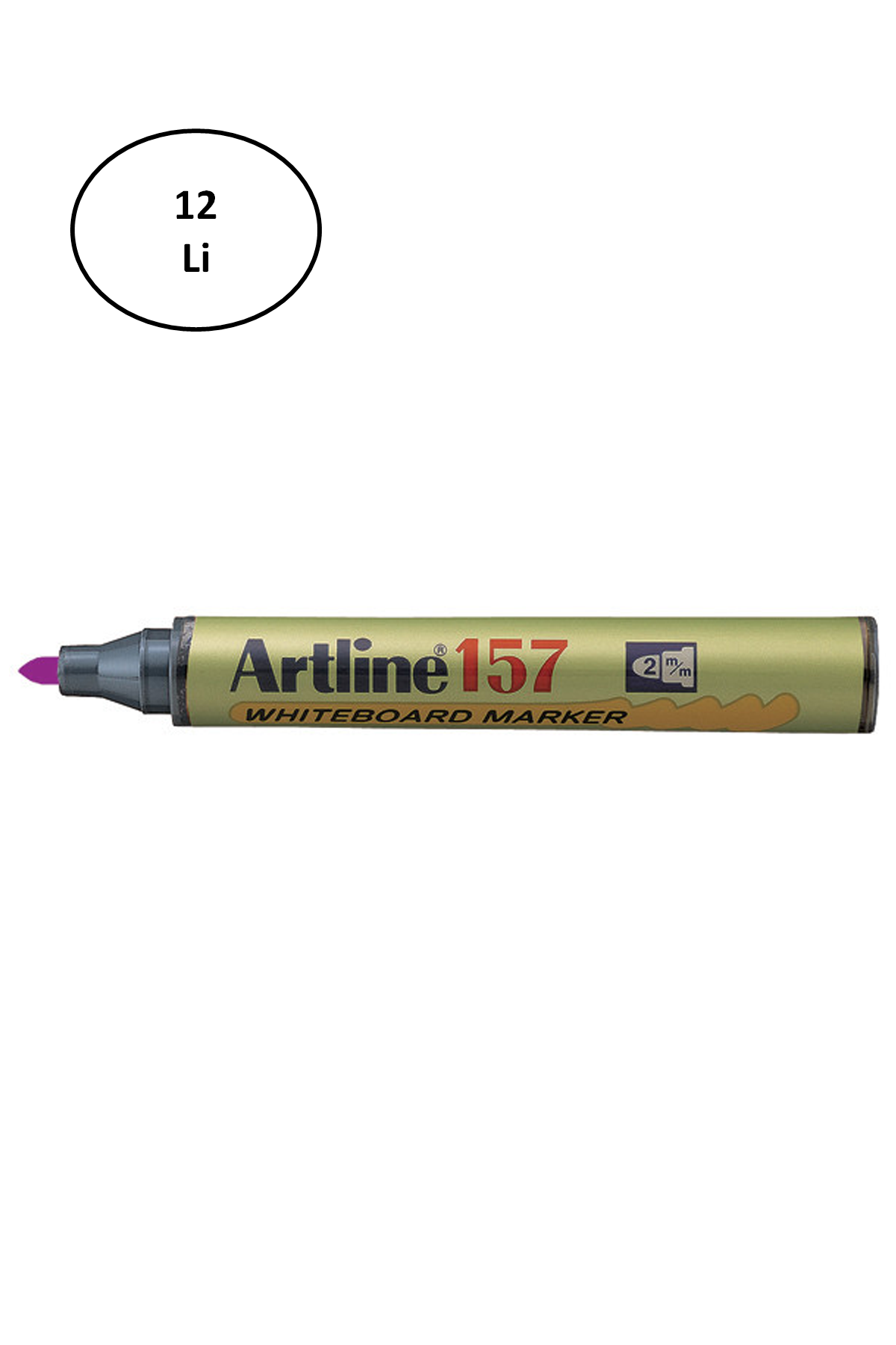 Artline 157 Tahta Kalemi Mor 12'li - Lisinya