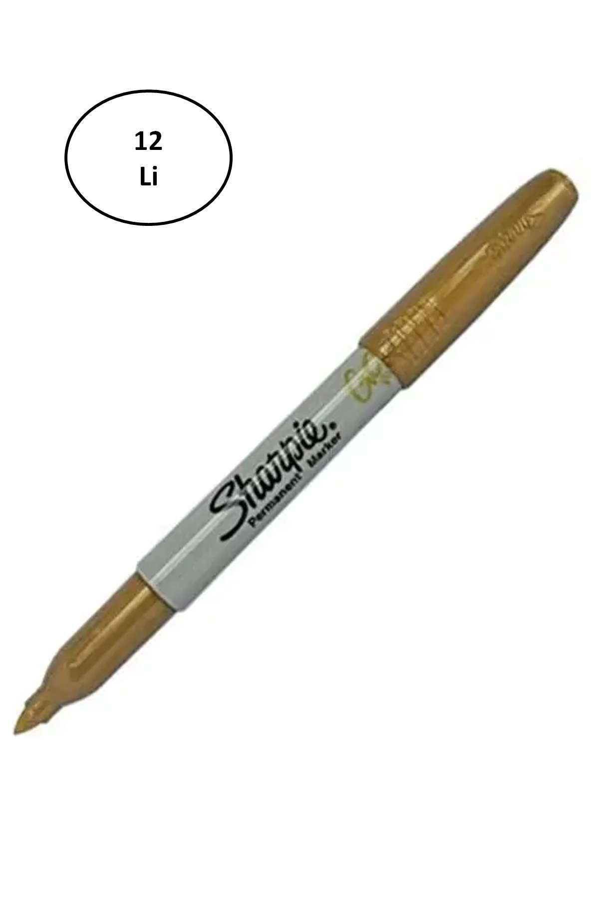 Sharpie Fine Metalik Parmenent Markör Bronz 1834365 12'li - Lisinya