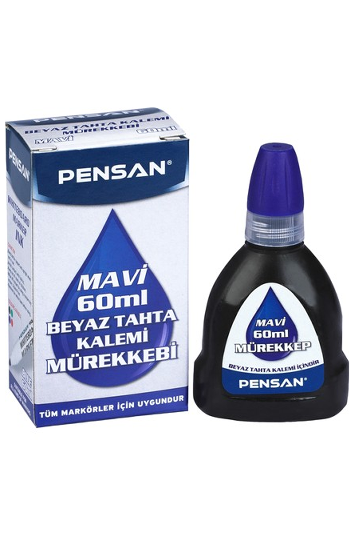 Pensan 4004 Mavi Tahta Kalem Mürekkebi 60Ml - Lisinya