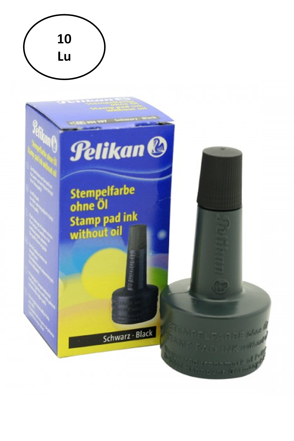 Pelikan Stampa Mürekkebi Siyah 28 Ml 10'lu - Lisinya