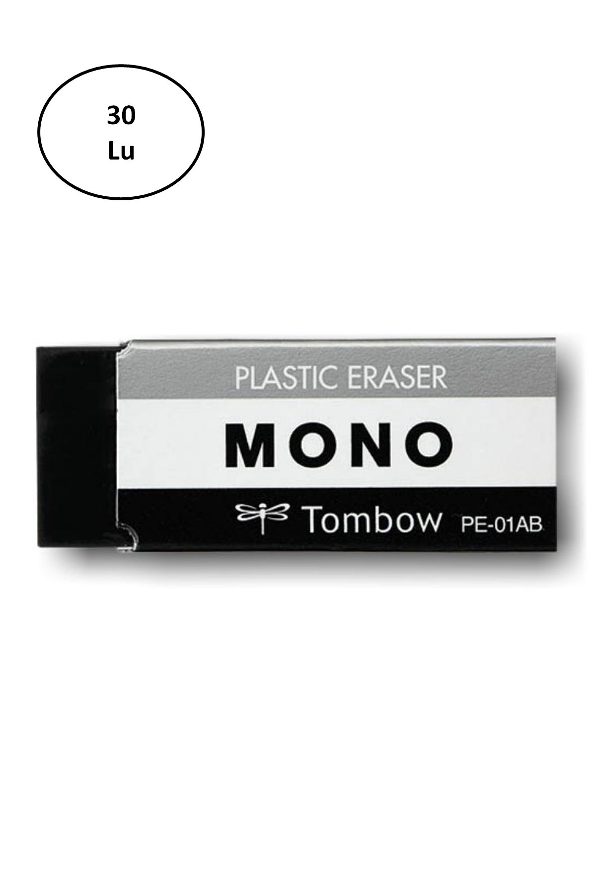 Tombow Mono Silgi, 23X11X55Mm, Siyah 30'lu - Lisinya