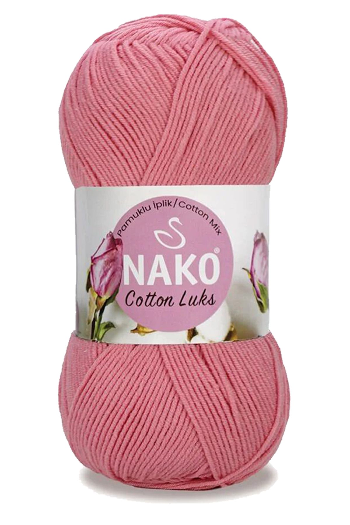 5 Adet Cotton Lüks Yelek Tunik Kazak Bluz Hırka İpi Yünü Gül Pembe 97551 - Lisinya