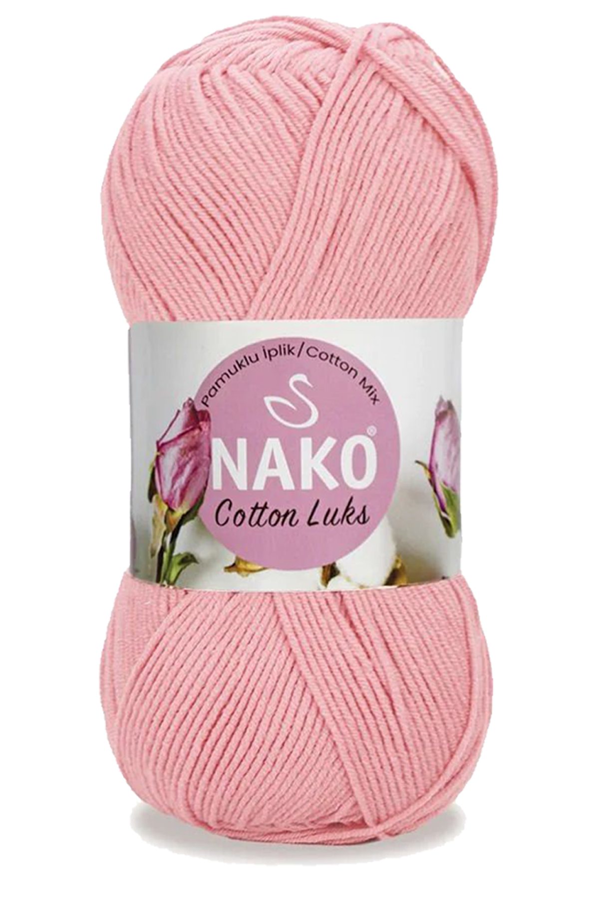 5 Adet Cotton Lüks Yelek Tunik Kazak Bluz Hırka İpi Yünü Açık Pembe 97548 - Lisinya