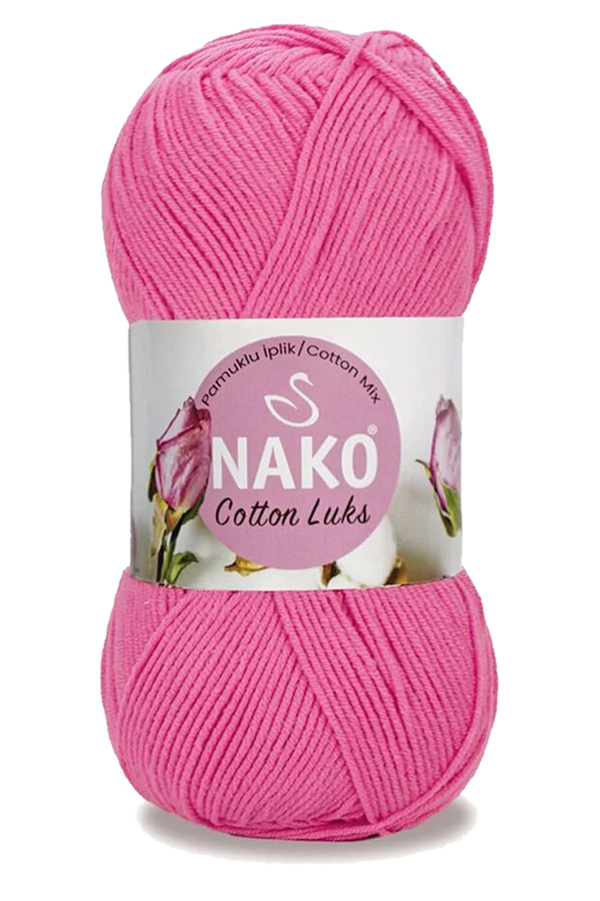 5 Adet Cotton Lüks Yelek Tunik Kazak Bluz Hırka İpi Yünü Koyu Pembe 97550 - Lisinya