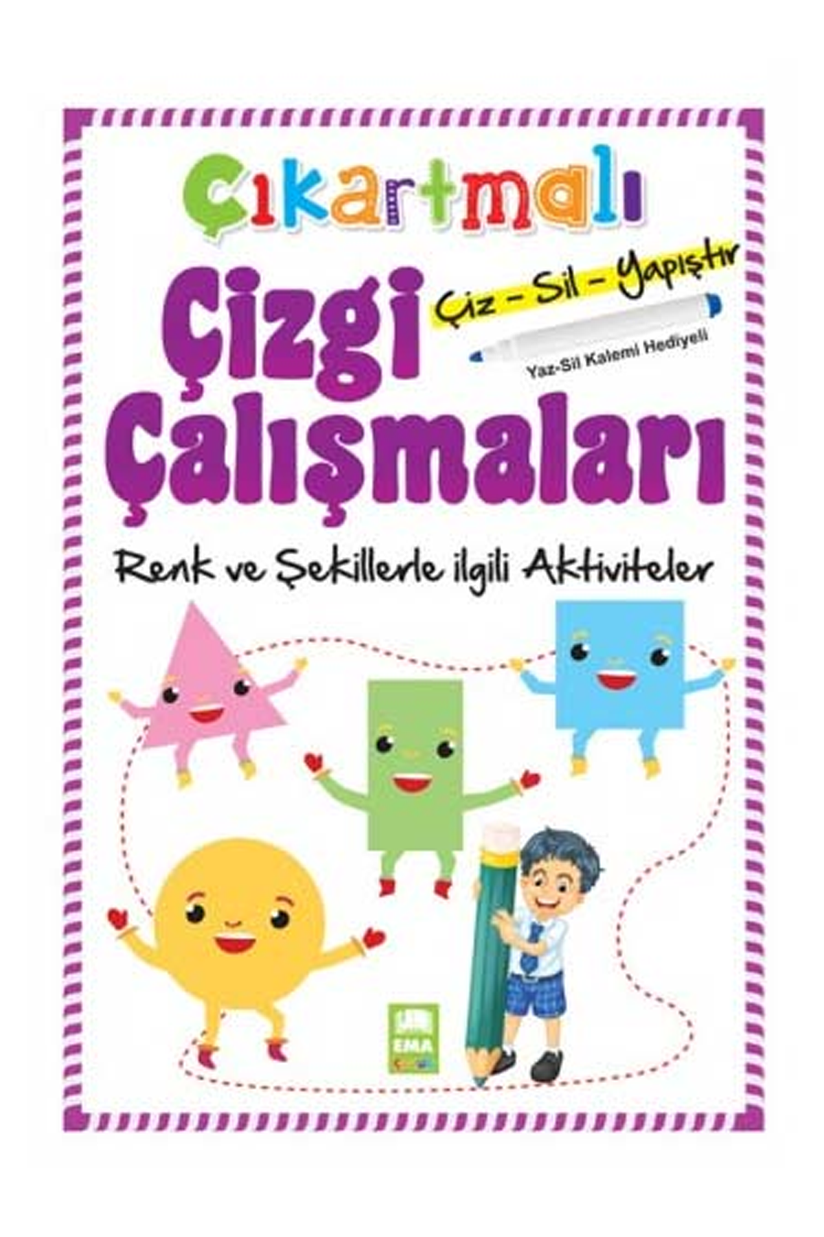 Çıkartmalı Çizgi Çalışmaları Kollektif Ema Çocuk - Lisinya