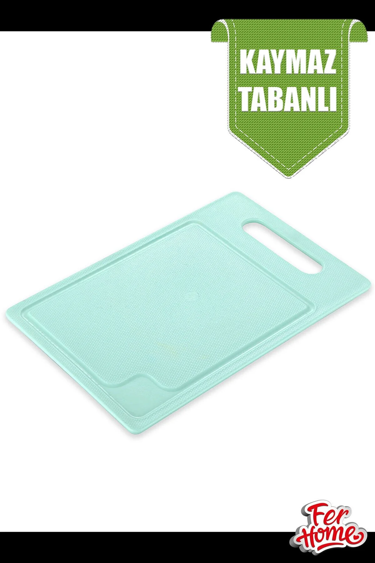 Kesme Tahtası Kaydırmaz Plastik Kesme Sunum Tahtası Pratik Kesim Panosu 160x245 Mm Lisinya-FR-107 - Lisinya