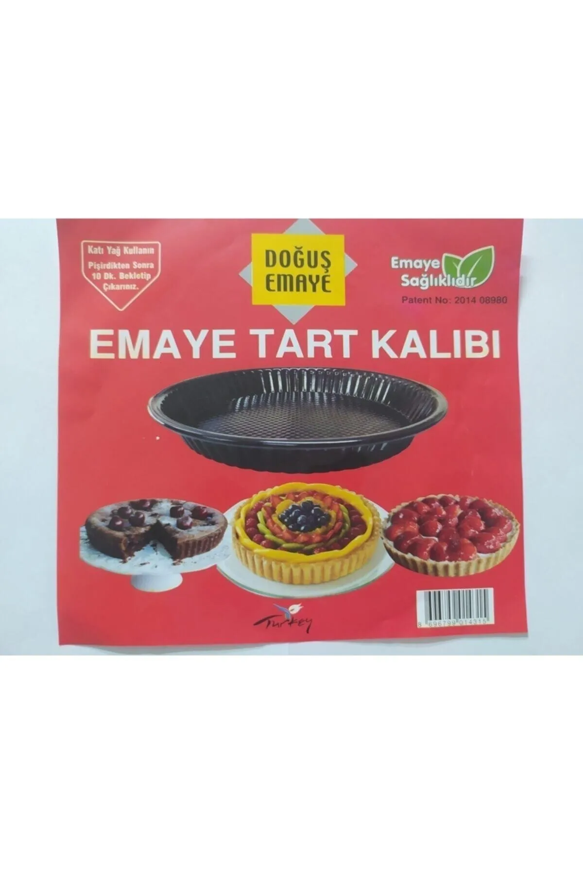 Emaye Tart Turta Kalıbı Lisinya-82501 - Lisinya