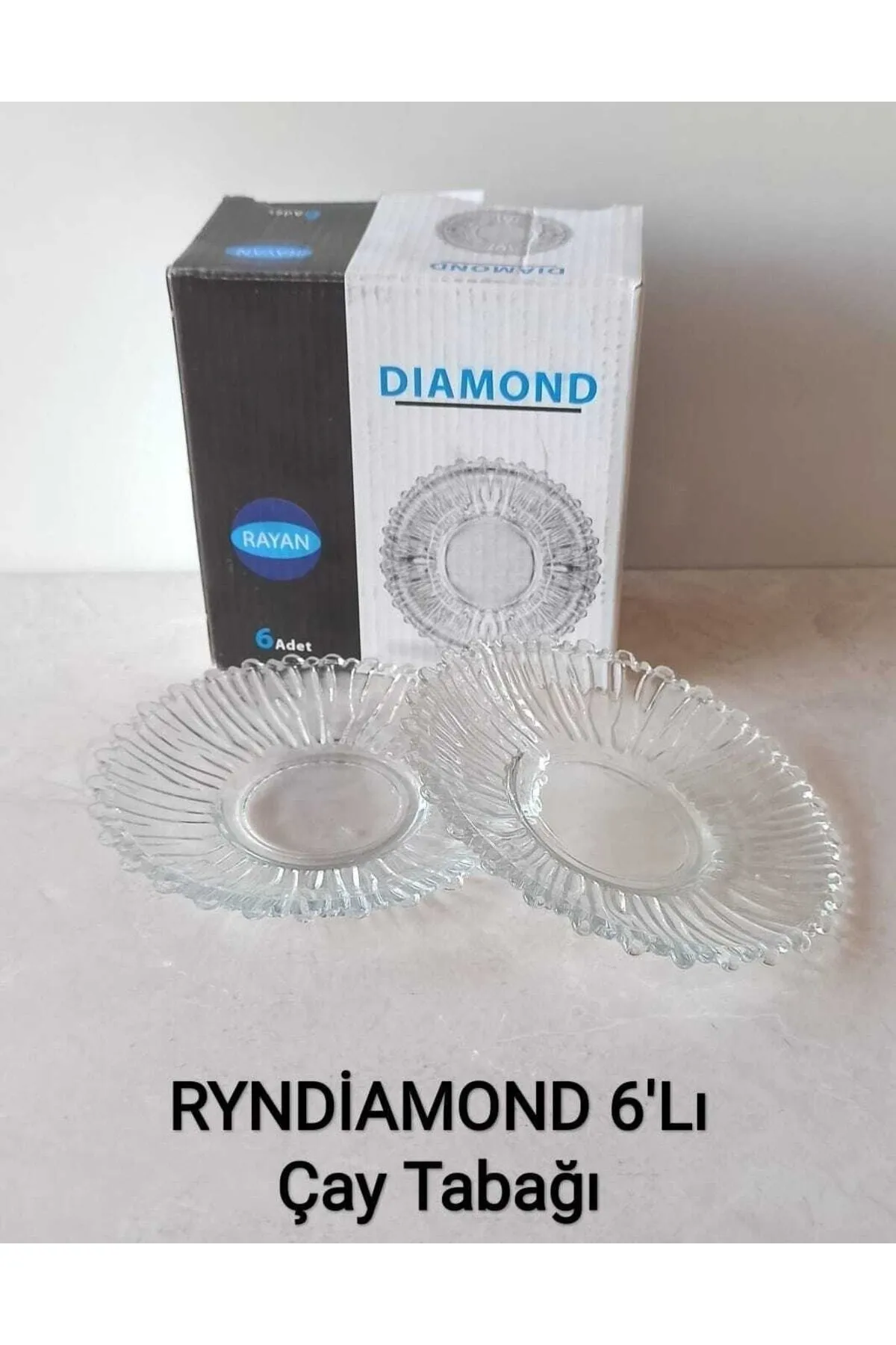 Diamond 6'lı Cam Çay Altı Lisinya-RG-2023 - Lisinya